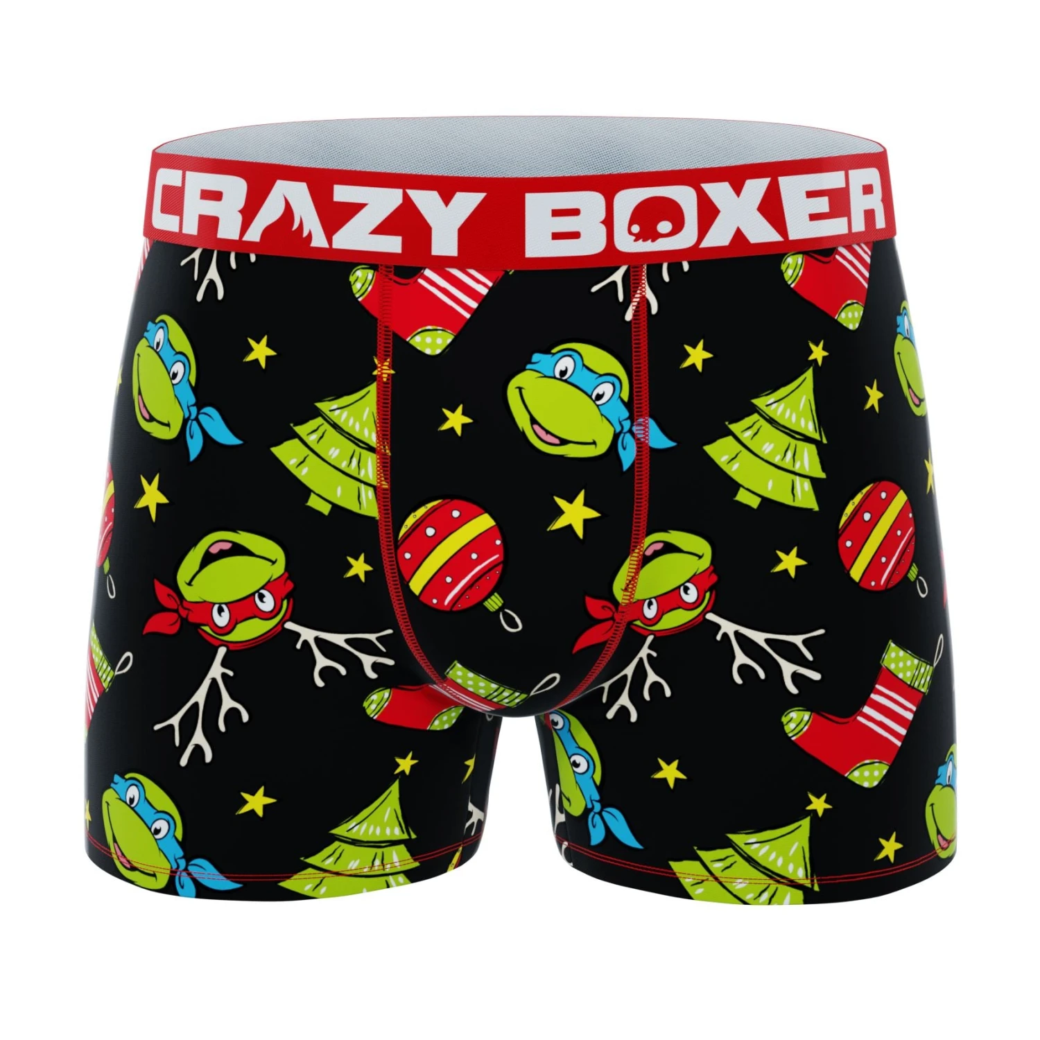 CRAZYBOXER Ninja Turtles XMAS Men's Boxer Briefs (3 Pack) 2 CRAZYBOXER Ninja Turtles XMAS Men's Boxer Briefs (3 Pack) - Image 2