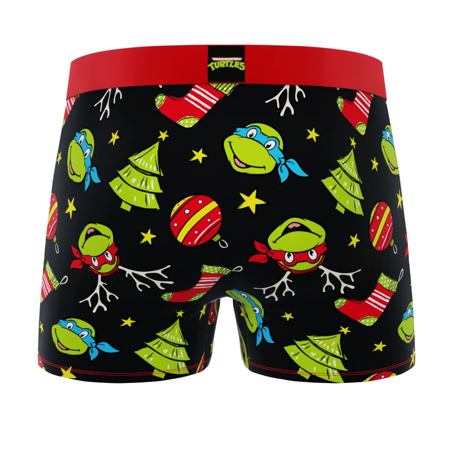 CRAZYBOXER Ninja Turtles XMAS Men's Boxer Briefs (3 Pack) 3 CRAZYBOXER Ninja Turtles XMAS Men's Boxer Briefs (3 Pack) - Image 3