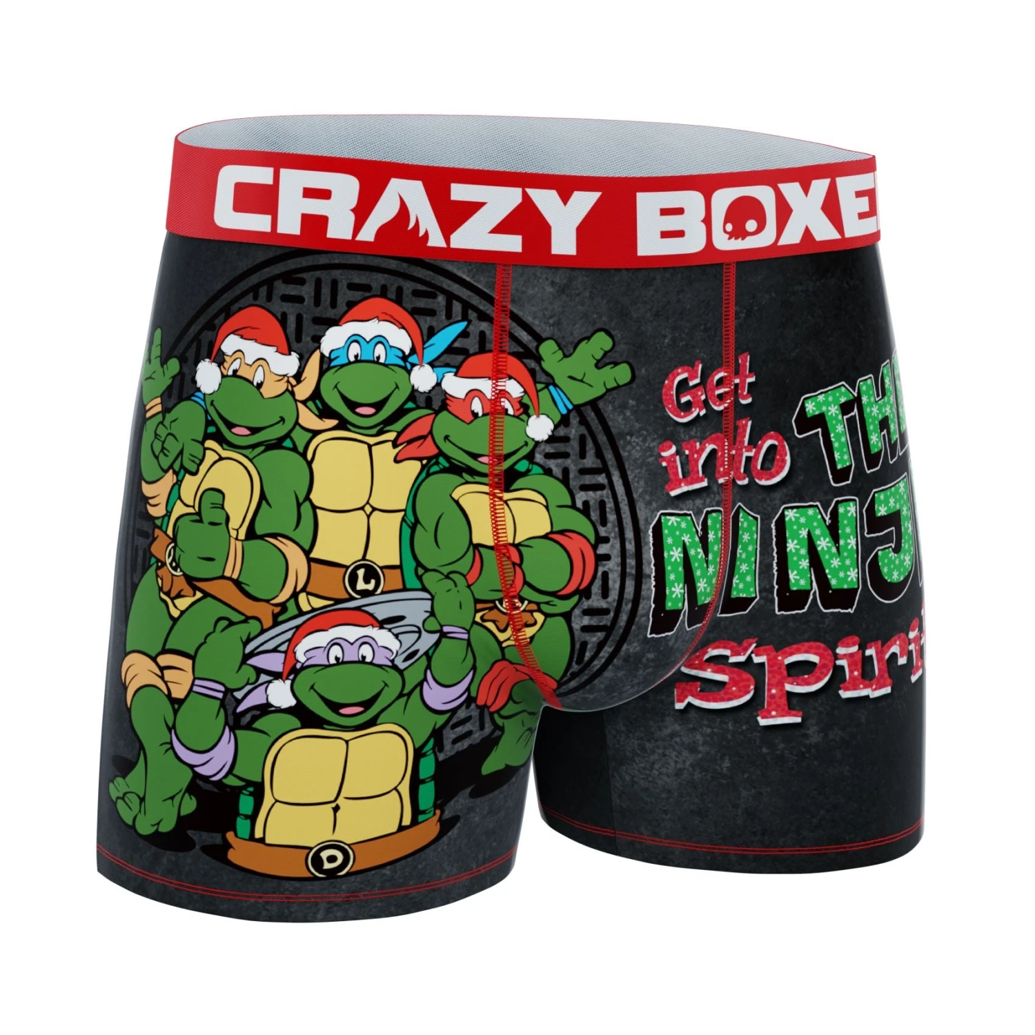CRAZYBOXER Ninja Turtles Spirit Men's Boxer Briefs 3 CRAZYBOXER Ninja Turtles Spirit Men's Boxer Briefs - Image 3