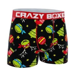 CRAZYBOXER Ninja Turtles Ornaments Men's Boxer Briefs -Crazy Boxer CBTMNT01TURT 3