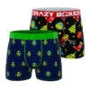 CRAZYBOXER Ninja Turtles Happy Holidays Men's Boxer Briefs (2 Pack)