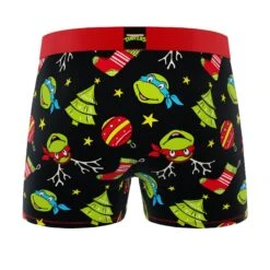 CRAZYBOXER Ninja Turtles Happy Holidays Men's Boxer Briefs (2 Pack) -Crazy Boxer CBTMNT01X2A4 6