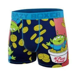 CRAZYBOXER Toy Story Alien Gold Men's Boxer Briefs -Crazy Boxer CBTOY0103GOLD 4