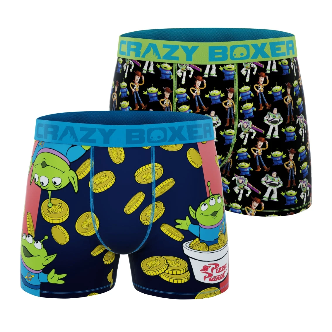 CRAZYBOXER Disney Toy Story Money Men's Boxer Briefs (2 Pack) 1 CRAZYBOXER Disney Toy Story Money Men's Boxer Briefs (2 Pack)