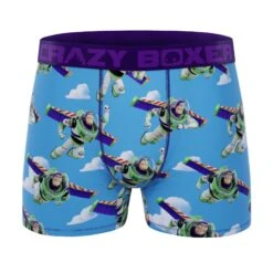 CRAZYBOXER TOY STORY Woody + Lighting Buzz Men's Boxer Briefs (3 Pack) -Crazy Boxer CBTOY0104X3C1 8