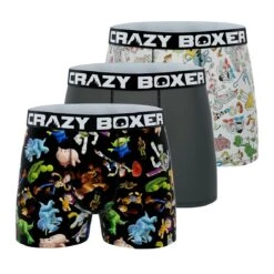 CRAZYBOXER Toy Story All Characters Men's Boxer Briefs (3 Pack)