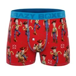 CRAZYBOXER Toy Story Woody Men's Boxer Briefs (3 Pack) -Crazy Boxer CBTOY0105X3A4 5