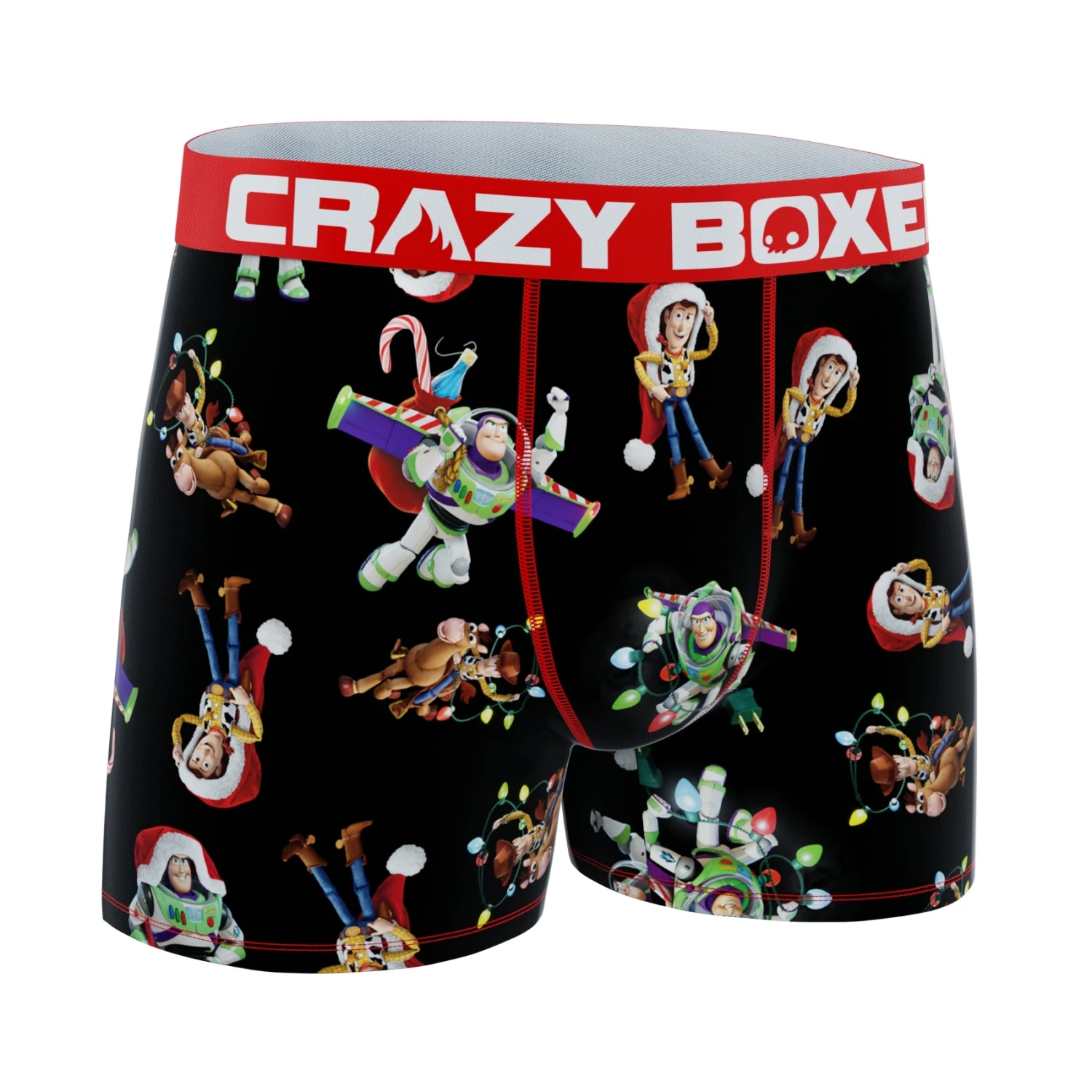 CRAZYBOXER Toy Story Xmas All Characters Men's Boxer Briefs 3 CRAZYBOXER Toy Story Xmas All Characters Men's Boxer Briefs - Image 3