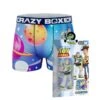CRAZYBOXER Pixar Toy Story Outer Space Men's Boxer Briefs (Creative Packaging)