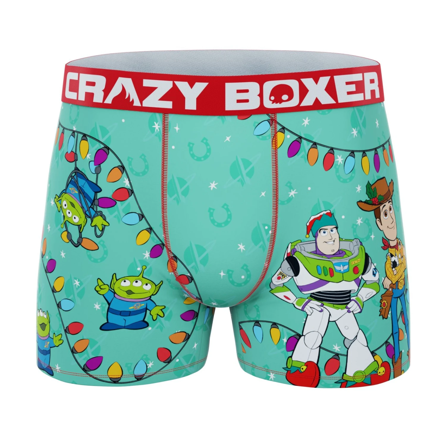 CRAZYBOXER Toy Story Christmas Lights Men's Boxer Briefs 1 CRAZYBOXER Toy Story Christmas Lights Men's Boxer Briefs