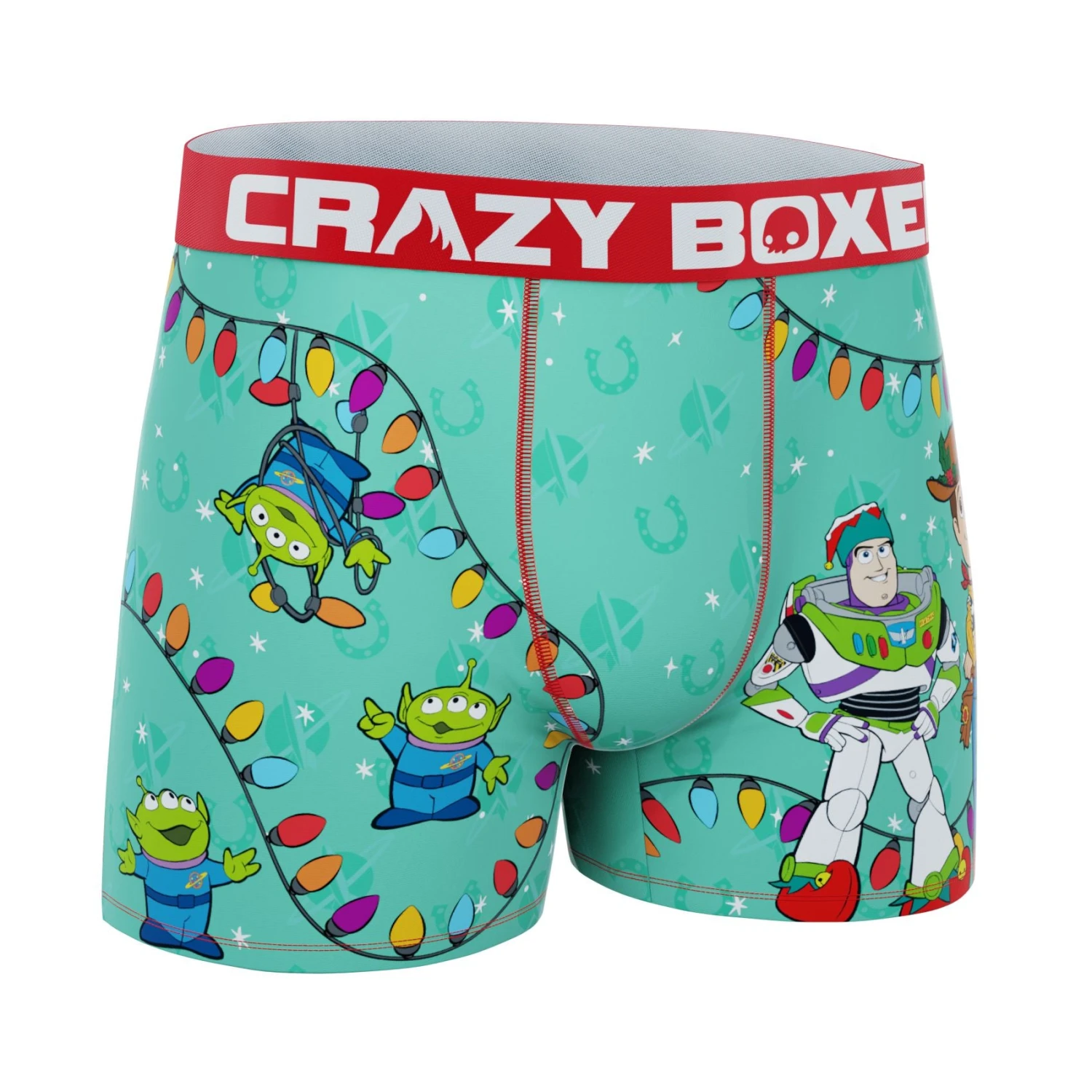 CRAZYBOXER Toy Story Christmas Lights Men's Boxer Briefs 3 CRAZYBOXER Toy Story Christmas Lights Men's Boxer Briefs - Image 3