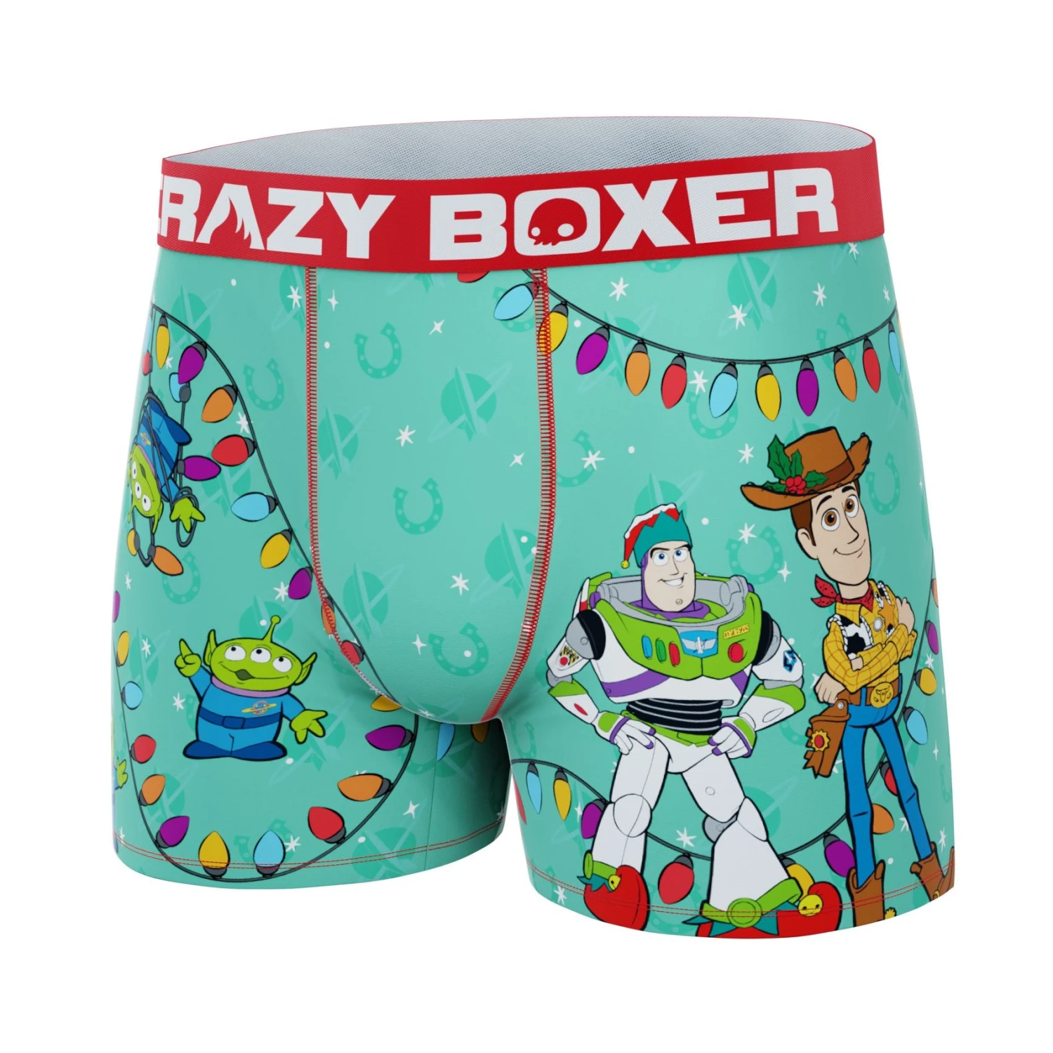 CRAZYBOXER Toy Story Christmas Lights Men's Boxer Briefs 4 CRAZYBOXER Toy Story Christmas Lights Men's Boxer Briefs - Image 4