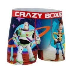 CRAZYBOXER Toy Story Buzz & Woody Men's Boxer Briefs -Crazy Boxer CBTOY01SPLIT 3