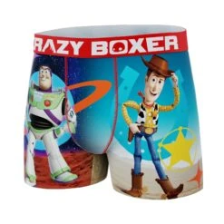 CRAZYBOXER Toy Story Buzz & Woody Men's Boxer Briefs -Crazy Boxer CBTOY01SPLIT 4