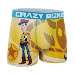 CRAZYBOXER Pixar Toy Story Star Ball Men's Boxer Briefs (Creative Packaging) -Crazy Boxer CBTOY01WOODN 3