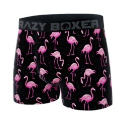 CRAZYBOXER Tropical Flamingo Men's Boxer Briefs -Crazy Boxer CBTRP01PINK 4
