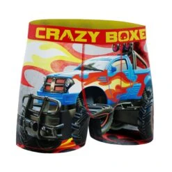 CRAZYBOXER Truck Kid's Boxer Briefs -Crazy Boxer CBTRX03TRUK 2