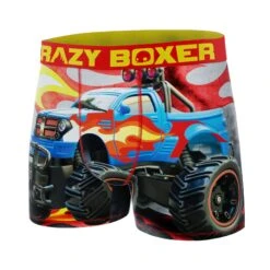 CRAZYBOXER Truck Kid's Boxer Briefs -Crazy Boxer CBTRX03TRUK 3