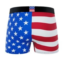 Men's 2-Pack USA Tortilla Boxer Briefs 7 Men's 2-Pack USA Tortilla Boxer Briefs -Crazy Boxer CBUSA0102X2B4 5