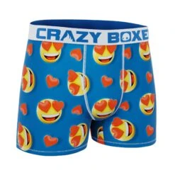 CRAZYBOXER Emoji Love Men's Boxer Briefs -Crazy Boxer CBVAL01SMIL 3