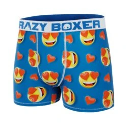 CRAZYBOXER Emoji Love Men's Boxer Briefs -Crazy Boxer CBVAL01SMIL 4