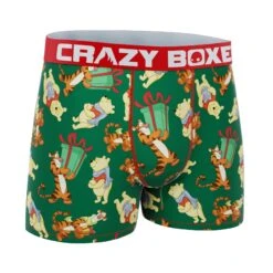 CRAZYBOXER Disney Winnie The Pooh Holidays Men's Boxer Briefs -Crazy Boxer CBWIN0101CADO 3
