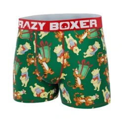 CRAZYBOXER Disney Winnie The Pooh Holidays Men's Boxer Briefs -Crazy Boxer CBWIN0101CADO 4