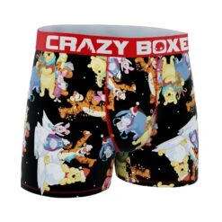 CRAZYBOXER Disney Winnie The Pooh Winnie Holidays Men's Boxer Briefs -Crazy Boxer CBWIN0101SNOW 3