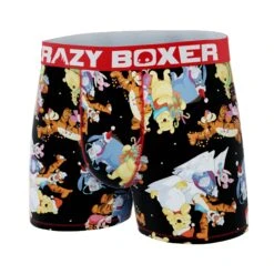 CRAZYBOXER Disney Winnie The Pooh Winnie Holidays Men's Boxer Briefs -Crazy Boxer CBWIN0101SNOW 4