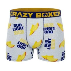 CRAZYBOXER Bud Light Flavored Men's Boxers Briefs And Socks (Creative Packaging) -Crazy Boxer CMBUD0101X6A1N 3