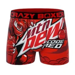 CRAZYMIX Mountain Dew Men's Boxers Briefs And Socks (Creative Packaging) -Crazy Boxer CMDEW0101X6A1N 5