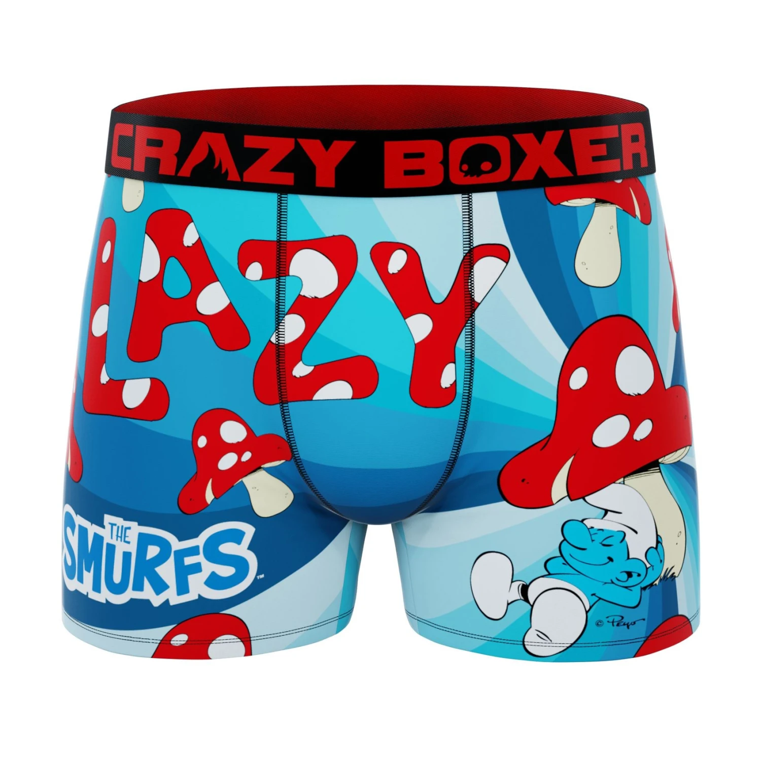 CRAZYBOXER The Smurfs Lazy Smurf Men's Boxer Briefs And Socks (Creative Packaging) 2 CRAZYBOXER The Smurfs Lazy Smurf Men's Boxer Briefs And Socks (Creative Packaging) - Image 2
