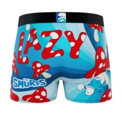 CRAZYBOXER The Smurfs Lazy Smurf Men's Boxer Briefs And Socks (Creative Packaging) 6 CRAZYBOXER The Smurfs Lazy Smurf Men's Boxer Briefs And Socks (Creative Packaging) -Crazy Boxer CMSMU01X2A1N 2