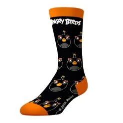 CrazyUniverse Angry Birds Bomb Crew Socks (3 Pack) -Crazy Boxer CSANG01X3A1 3