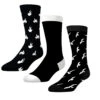 CrazyUniverse Bees And Drip Crew Socks (3 Pack)