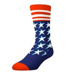 CrazyUniverse Dollar And Flag Crew Socks (3 Pack) -Crazy Boxer CSBIG0101X3A7 3