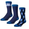 Socks By CRAZYBOXER Bud Light Logo And Can Crew Socks (3 Pack)