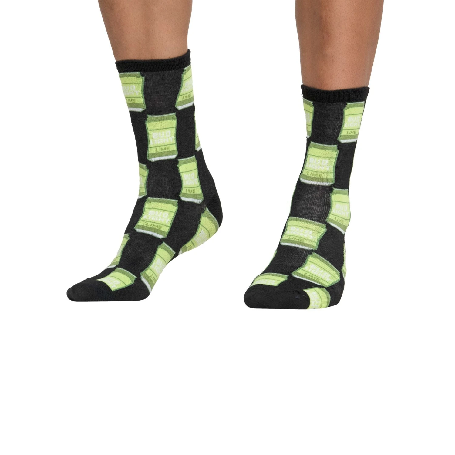 CrazyUniverse Bud Light Lime And Seltzer Crew Socks (3 Pack) 3 CrazyUniverse Bud Light Lime And Seltzer Crew Socks (3 Pack) - Image 3