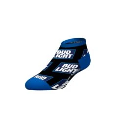 CrazyUniverse Bud Light Can And Logo Low Cut Socks (3 Pack) -Crazy Boxer CSBUD0101X3L2 4