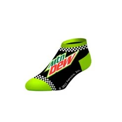 Socks By CRAZYBOXER Mountain Dew Can And Logo Low Cut Socks (3 Pack) -Crazy Boxer CSDEW0101X3L2 5