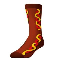 CrazyUniverse Hot Dog Crew Socks (3 Pack) (Creative Packaging) -Crazy Boxer CSFOO0101X3N1N 4