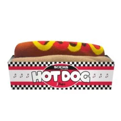 CrazyUniverse Hot Dog Crew Socks (3 Pack) (Creative Packaging) -Crazy Boxer CSFOO0101X3N1N 5