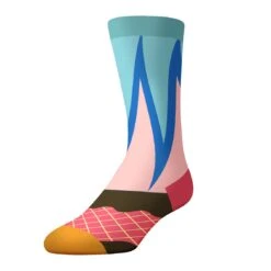 Socks By CRAZYBOXERFlavored Donuts Crew Socks (3-Pairs, Donut Box) -Crazy Boxer CSFOO0101X3N2N 4