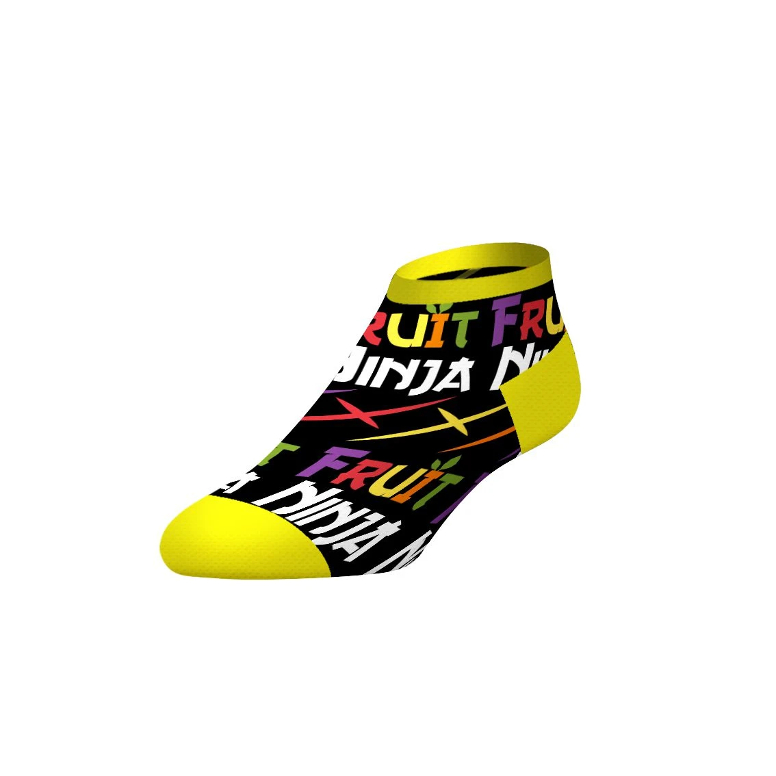 CrazyUniverse Fruit Ninja Logo Low Cut Socks (3 Pack) 2 CrazyUniverse Fruit Ninja Logo Low Cut Socks (3 Pack) - Image 2
