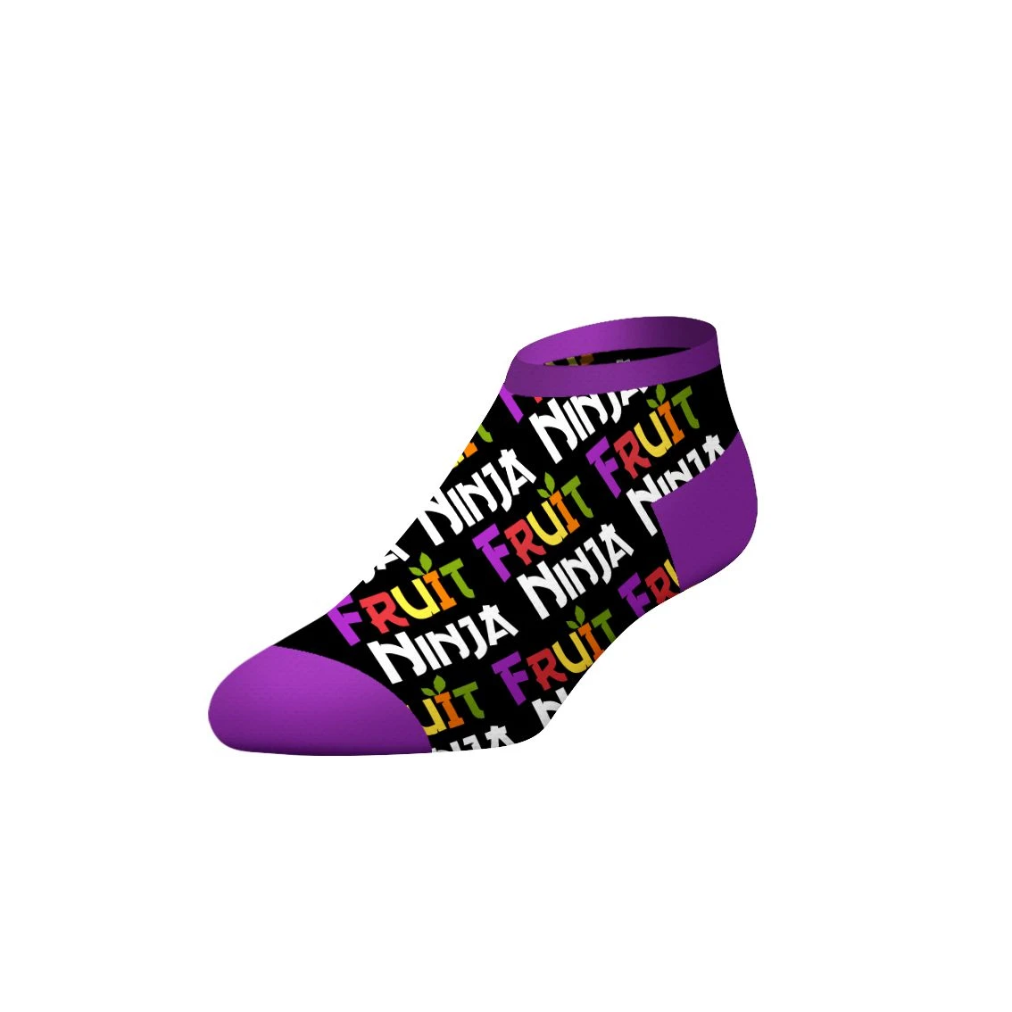 CrazyUniverse Fruit Ninja Logo Low Cut Socks (3 Pack) 4 CrazyUniverse Fruit Ninja Logo Low Cut Socks (3 Pack) - Image 4