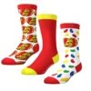 CrazyUniverse Jelly Belly Logo And Candies Crew Socks (3 Pack)