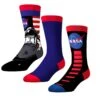 CrazyUniverse NASA Logo And Astro Crew Socks (3 Pack)