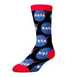 CrazyUniverse NASA Astro Crew Socks (3 Pack) 7 CrazyUniverse NASA Astro Crew Socks (3 Pack) -Crazy Boxer CSNAS0101X3A3 3