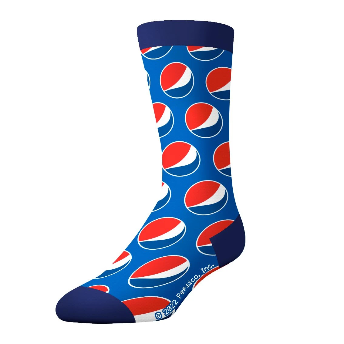 Socks By CRAZYBOXER Pepsi Logo And Lid Crew Socks (3 Pack) 2 Socks By CRAZYBOXER Pepsi Logo And Lid Crew Socks (3 Pack) - Image 2