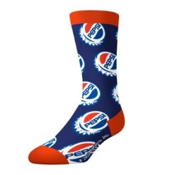Socks By CRAZYBOXER Pepsi Logo And Lid Crew Socks (3 Pack) 12 Socks By CRAZYBOXER Pepsi Logo And Lid Crew Socks (3 Pack) -Crazy Boxer CSPEP0101X3A1 5